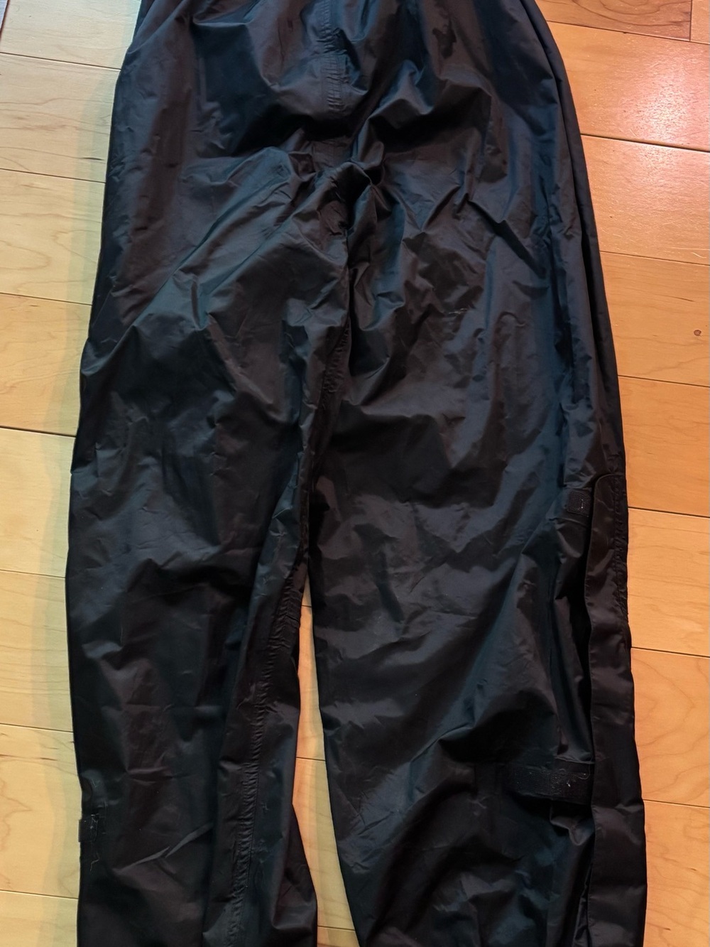 TEKNIC black Mens Waterproof nylon Pants Adjustable Suspenders motorcycle ME - Picture 4 of 4